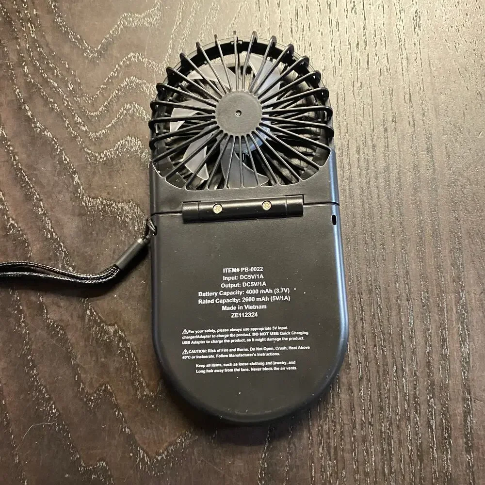 2-In-1 Power Bank & Portable Fan 4000MAh